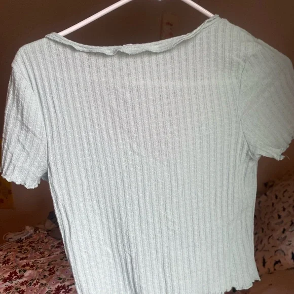 * Cotton On* Mint Green Button Top - Picture 3 of 4